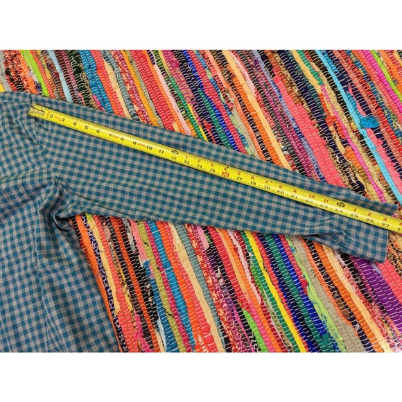 Sonoma Mens Tall XLT Check Shirt Long Slv Button Up Casual Blue Gray 100% Cotton - Picture 6 of 6